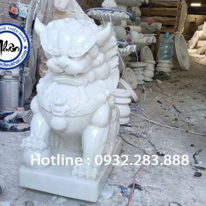Tượng Kỳ Lân Đá Cẩm Thạch MS07 1